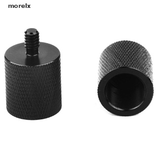 morelx adaptador de rosca soporte de micrófono 5/8" 27 hembra a 1/4" 20 macho cámara trípode co
