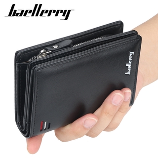 Baellerry - monedero corto con cremallera, multitarjeta, Vertical, Mini Snap, monedero (2)