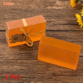 seven (¥)~100g miel hecho a mano baño blanqueamiento limpieza profunda jabón cuerpo cara piel control de aceite