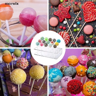 morelx - soporte para tartas (15 agujeros, acrílico transparente, soporte de caramelos, co)
