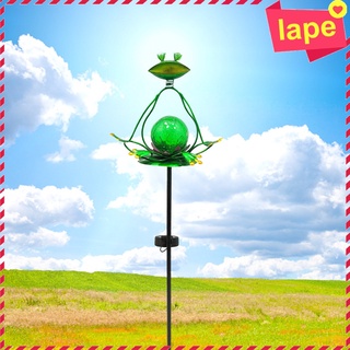 (Lape) 1 paquete De luces De jardín De rana De hierro con energía Solar impermeable