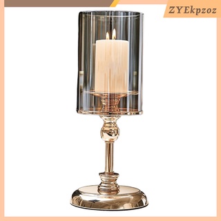 vela de cristal candelabro mesa centro de mesa oficina decoración de la sala de estar