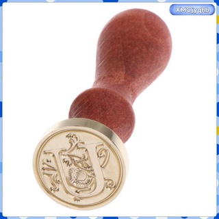 YL🔥Bienes de spot🔥[Ready Stock] Retro Vintage 26 Letter A - Z Sealing Wax Stamp for Customs, Security, Banking, Insurance, Legal, Anti-Counterfeiting
