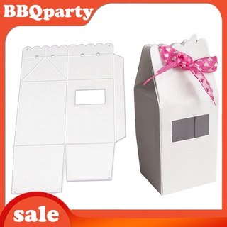 <bbqparty> troqueles de corte de caja de caramelos de leche diy scrapbooking tarjeta de papel artesanía punch plantilla molde