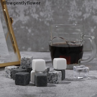 blowgentlyflower 6 piezas reutilizables de whisky piedra de hielo natural whisky rocas enfriador de vino enfriador bgf