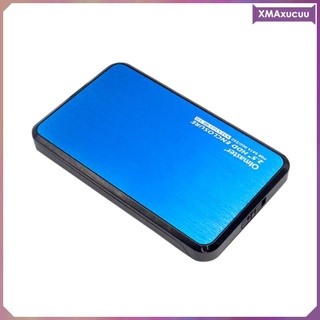 2.5\\\" SATA HDD SSD Hard Disk Drive Enclosure Case Box for PC Laptop Blue