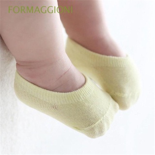 FORMAGGIONI Solid Color Baby Sock Cotton Ankle Socks Floor Socks Newborn Candy Color Anti Slip Boys Short Sock Girls For Infant/Multicolor