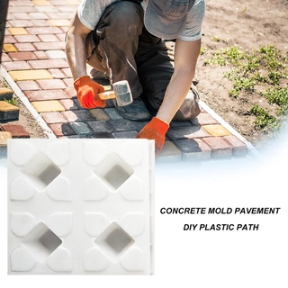 molde de pavimento de hormigón diy jardín camino fabricante de césped pavimentado cemento ladrillo molde (8)