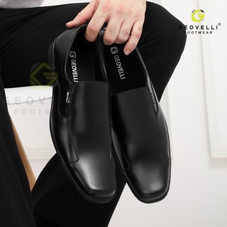 Geovelli | Mocasines negros mocasines de los hombres zapatos de los hombres Fantofel trabajo oficina cuero de los hombres