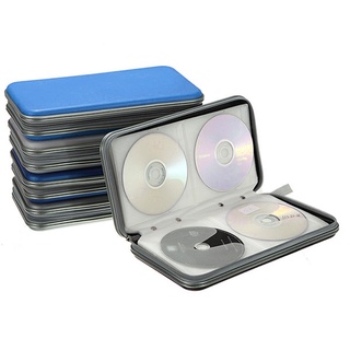 cierre de cremallera disco caja de almacenamiento 80 pcs cd vcd dvd titular portátil caja dura