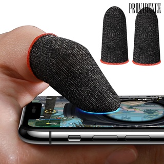 1 par de cunas E-sports para dedo pulgar a prueba de sudor para juegos móviles PUBG