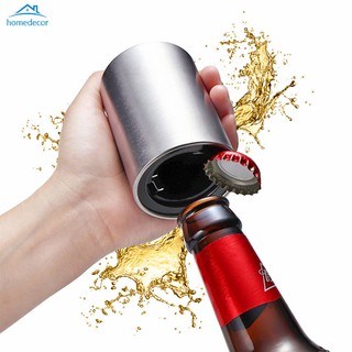 Destapador De cerveza Automática De acero inoxidable Abril botella De bebidas Magnética accesorios De cocina Bar (1)