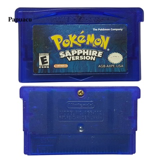 Yx Classic Pokemon Sapphire - cartucho de juego para NS GBA Gameboy Advance