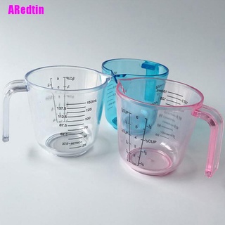 [ARedtin] 150 ml de plástico transparente de la taza de medición mango líquido vertido caño herramientas de cocina