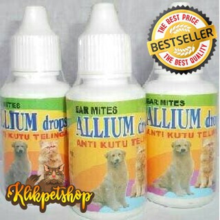 Allium Drops - medicina Anti piojos/oremitas para gatos y perros (2)