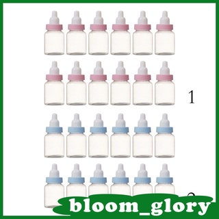 [bloom] 12 X caja De caramelo Para bebé/niño/bebé/caja De regalo Para bautizo/fiesta (Azul/Rosa) (4)