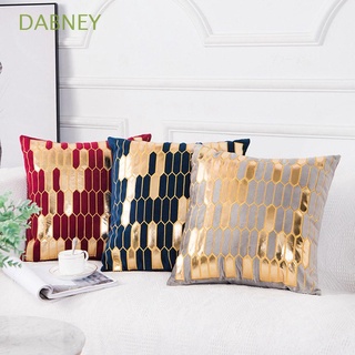 DABNEY Luxurious Cushion Cover Thick Velvet Throw Pillows Pillow Case Gold Geometric for Sofa Couch Office Supplies Living Room Home Decorative Pillowcase Home Sofa Decor/Multicolor