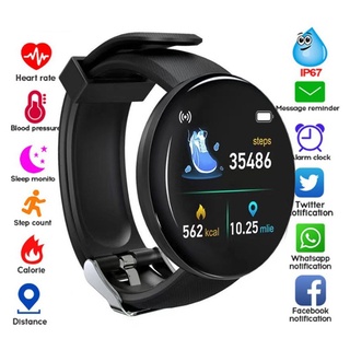 D18S reloj inteligente con pantalla redonda de 1.3 pulgadas Bluetooth deportivo pulsera en venta nueva (1)