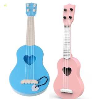 Yil ukelele Guitarra para niños/juguete De simulación 4 cuerdas 4 cuerdas