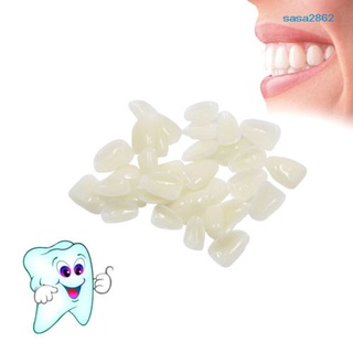 SASA 50 Pcs Temporary Resin Sticker Shade Dental Whitening Veneers Teeth Upper Beauty (1)