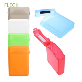 FLECK Durable HDD Case Multi Color Hard Disk Box HDD Enclosure 3.5 Inch Storage Devices Portable IDE SATA Hard Drive Enclosure/Multicolor