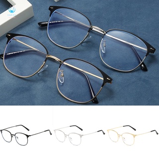 gafas anti-azul retro marco de metal gafas hombres y mujeres general gafas cómodas