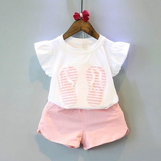 bebé recién nacido niña verano conjunto de ropa de algodón niño niñas moda bebé camisas niñas moda