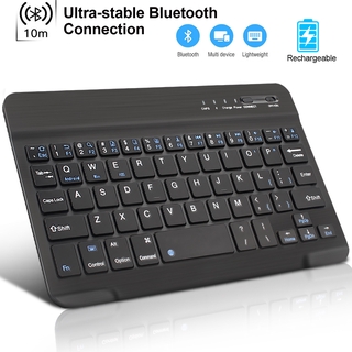 Mini teclado inalámbrico Bluetooth recargable para Android IOS Windows recargable para IOS Android Windows para iPad teléfono tablet
