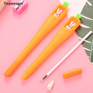 [topseven] 1 pluma de tinta carino carota discrittura scuola forniture per ufficio neutral pen.