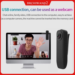 [Brchiwji2] Mini cámara corporal/grabadora De video Portátil Hd 1080p inalámbrica con Clip/moción detección De seguridad pequeña Para Cam (5)