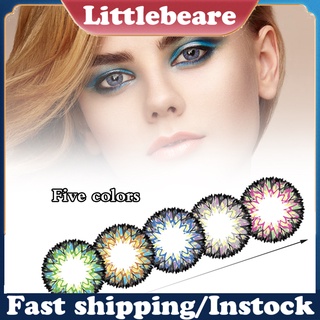 littlebeare.co 1Pair Eye Contacts Lenses Safe Ergonomic Yearly Use Beauty Cosmetics Contact Lenses for Ladies