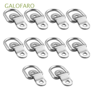 GALOFARO Car Accessories Lashing Ring RV Campers Cargo Lashing Mount D-Ring Tie Downs Lashing Towing Hooks Car Fastener Clip Heavy Duty for Trailers for Trucks Truck Loads Tie Down Ring