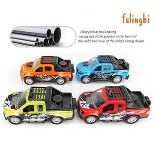 flb 1/36 simulación diecast pickup truck car pull back modelo niños juguete colección (8)