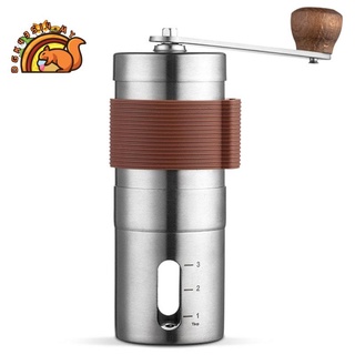 molinillo de café manual, molinillo de grano de café a mano con ajuste ajustable, máquina de café portátil de acero inoxidable