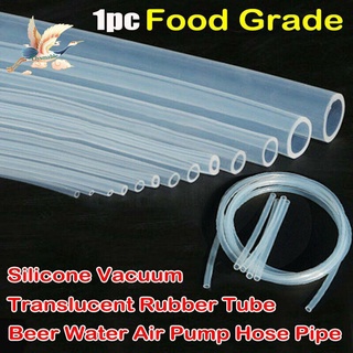 clysmable 1m tubo de silicona de leche de cerveza translúcido tubo flexible seguro de grado alimenticio de goma suave transparente
