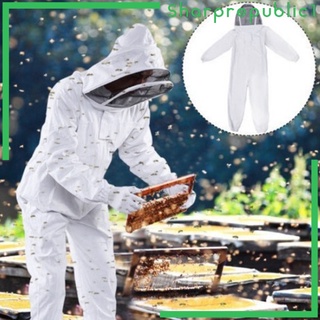 [shpre1] Apicultor traje protector de apicultura equipo con capucha apicultura traje L