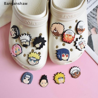 Banyanshaw 10Pcs Crocs Estilo Aleatorio PVC DIY Dibujos Animados Anime Zapatos Encanto Para Zapatillas MY