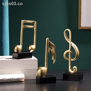 ♟Nordic ins wind net red creative musical note decoration living room room study desktop simple modern decoration decoration