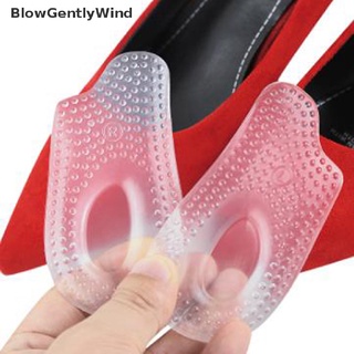 blowgentlywind 1 par de plantillas de gel de silicona suave para talón, suelas, alivio del dolor, almohadilla para zapatos bgw