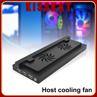 kiss-yx disipación de calor abs cpu radiador disipador de calor ventilador soporte soporte para xbox one slim host