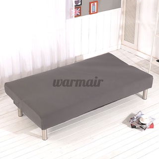 cama color sofá cubierta sólida todo incluido funda plegable para sofá cama sin brazo venta caliente (1)
