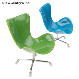blowgentlywind 1pc 1/6 casa de muñecas silla miniatura muebles modelo juguetes para decoración de casa de muñecas bgw