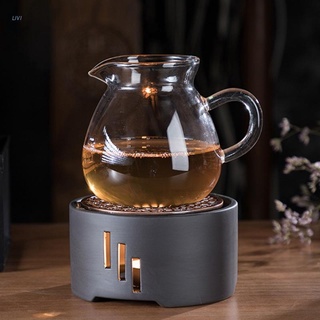 Livi hogar de cerámica vela soporte calentador de té estufa tetera calentador de calefacción para el hogar