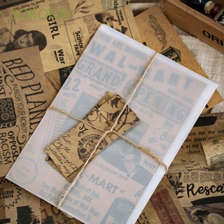 SOKORAI Stationery Kraft Paper DIY Retro Material Papers Material Paper Collage Album Card Making Background Paper Decorative Paper Journaling Vintage Retroism Series