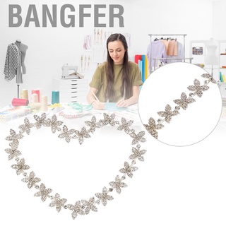 Bangfer Cristal Rhinestones Exquisitos Accesorios De Ropa Cadena Para Collares Headwear Vestidos De Novia