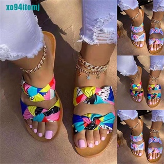 [om]zapatos de mujer con nudo de mariposa Outoor/sandalias de playa/zapatos cómodos