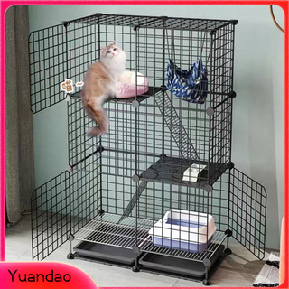 yuandao hámster conejo montar valla empalmada de hierro net hebilla mascota gato jaula accesorios
