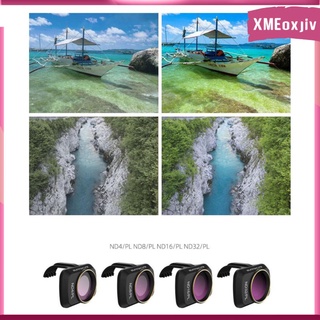6 piezas filtro de lente mcuv cpl nd para dji mavic mini/mini 2 cámara gimbal (4)