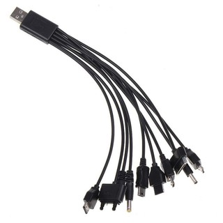OM 10 en 1 Cable de carga de la línea de datos Muti Cable cargador adaptador