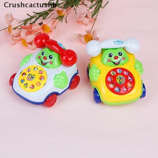 [crushcactushb] 1pc juguetes de bebé música de dibujos animados teléfono educativo desarrollo infantil juguete regalo venta caliente